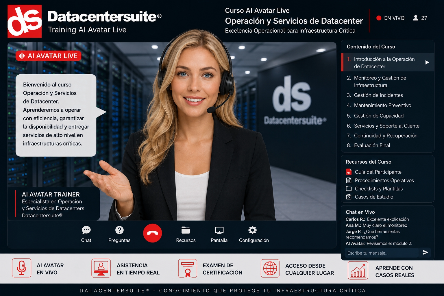 Operación y Servicios de Datacenter