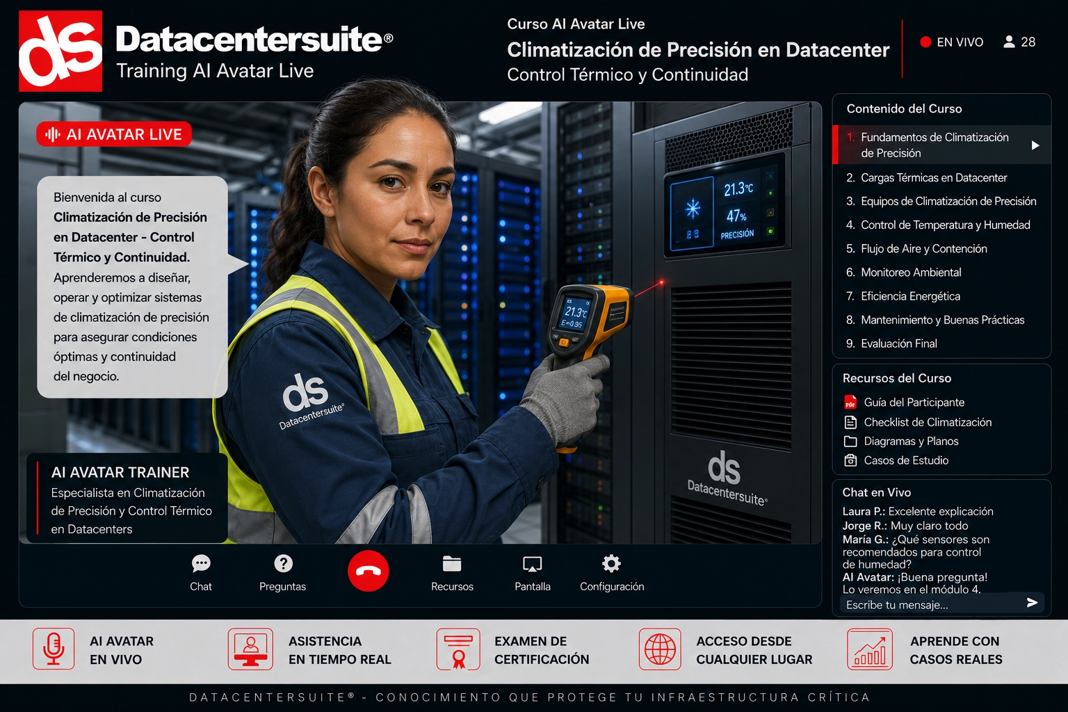 Climatización de Precisión en Datacenter